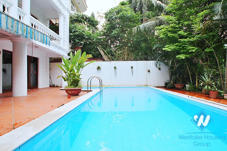 Elegant 4 bedroom house with swimming pool for rent in To Ngoc Van